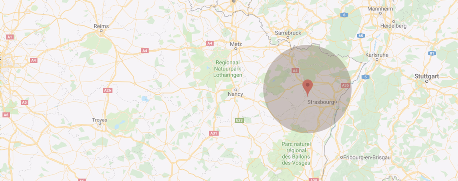 Zone d'intervention