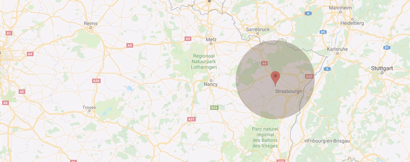 Zone d'intervention